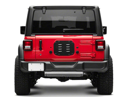 RedRock Spare Tire Delete; Vented (18-25 Jeep Wrangler JL, Excluding 4xe)