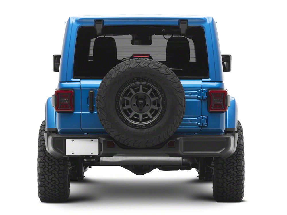 RedRock Tail Light Covers; Old Glory (18-25 Jeep Wrangler JL w/ Factory LED Tail Lights)