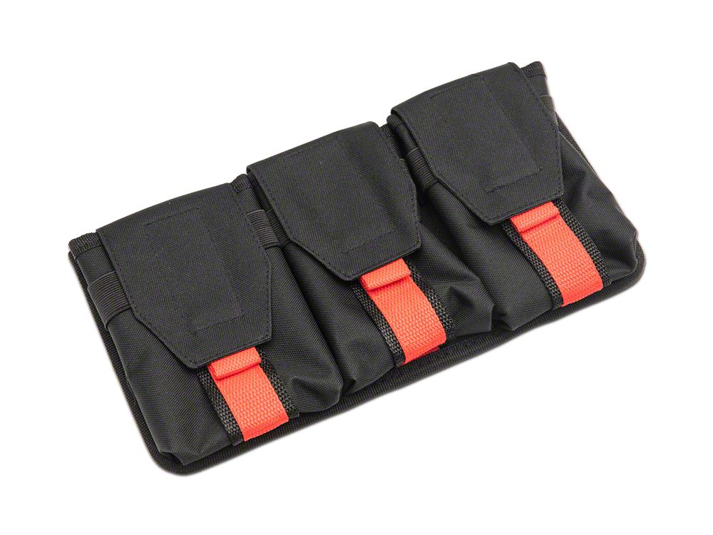 RedRock Alterum Series Grab Handle Storage Bag; Tri Pocket (07-25 Jeep Wrangler JK & JL)