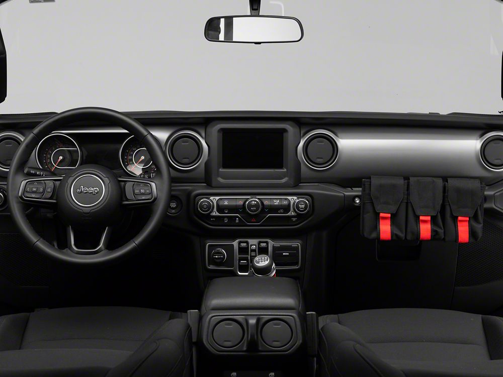 RedRock Alterum Series Grab Handle Storage Bag; Tri Pocket (07-25 Jeep Wrangler JK & JL)