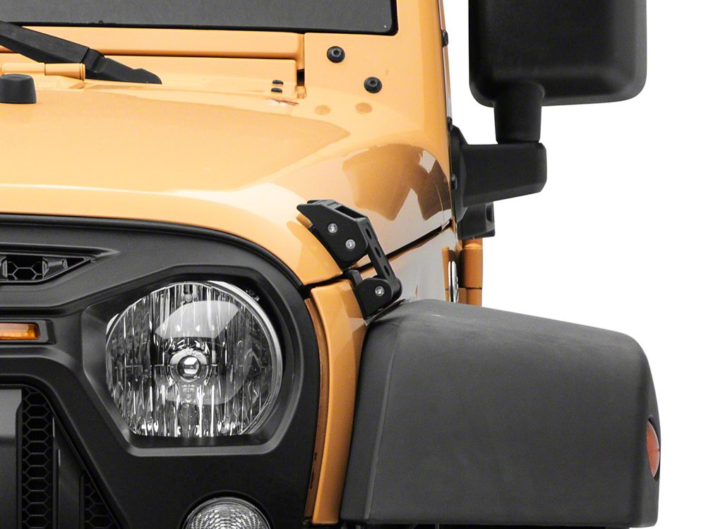 RedRock Billet Hood Catch Kit (07-18 Jeep Wrangler JK)