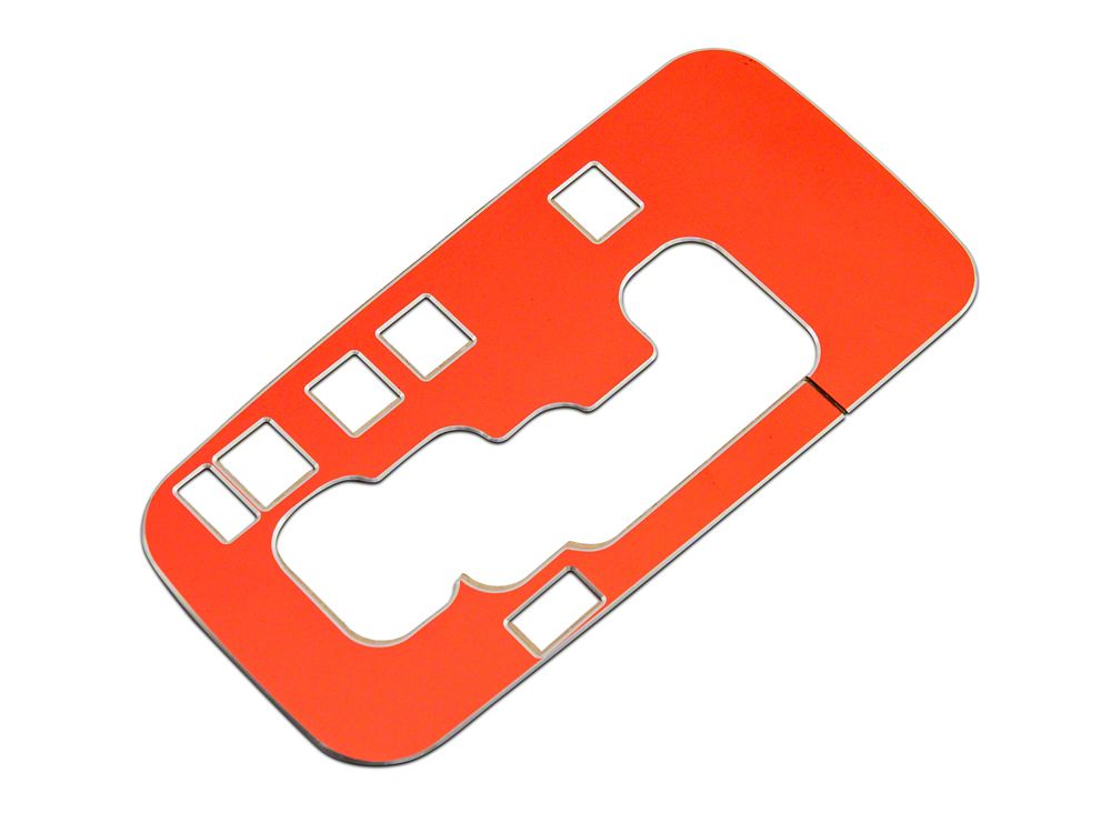 RedRock Alterum Series Console Shifter Trim Bezel; Red (11-18 Jeep Wrangler JK)