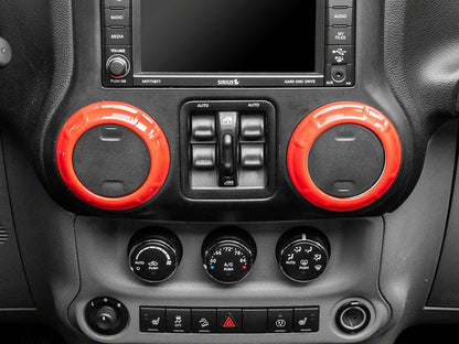 RedRock Interior Trim Kit; Red (11-18 Jeep Wrangler JK)