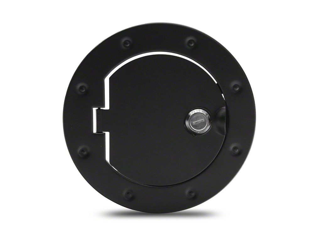 RedRock Locking Aluminum Fuel Door Cover (07-18 Jeep Wrangler JK)