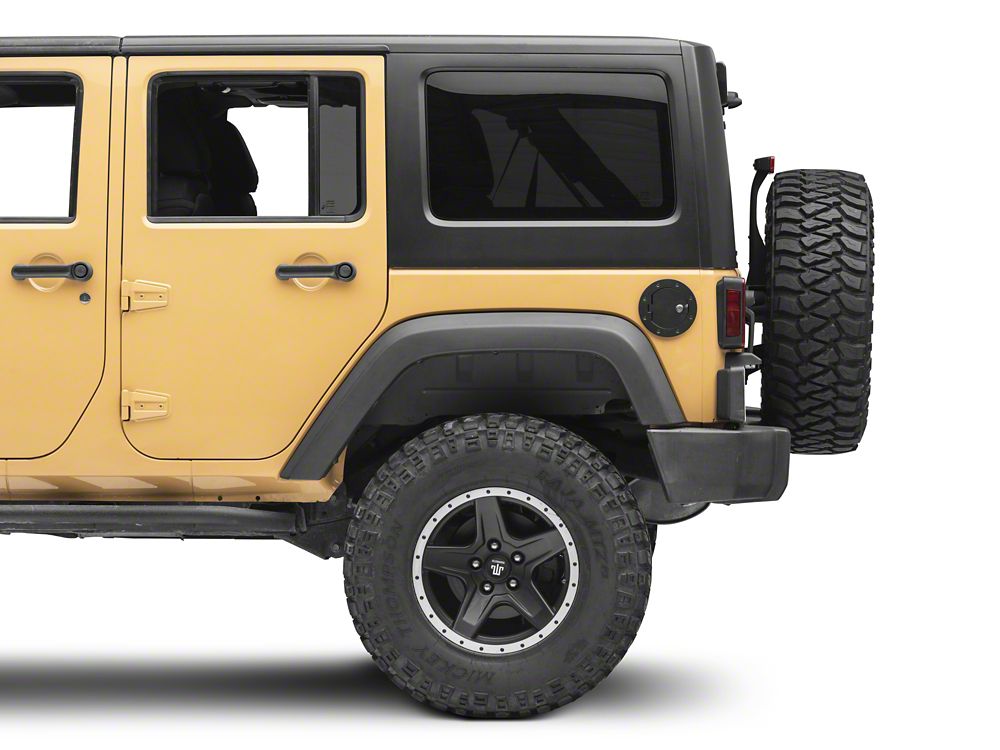 RedRock Locking Aluminum Fuel Door Cover (07-18 Jeep Wrangler JK)