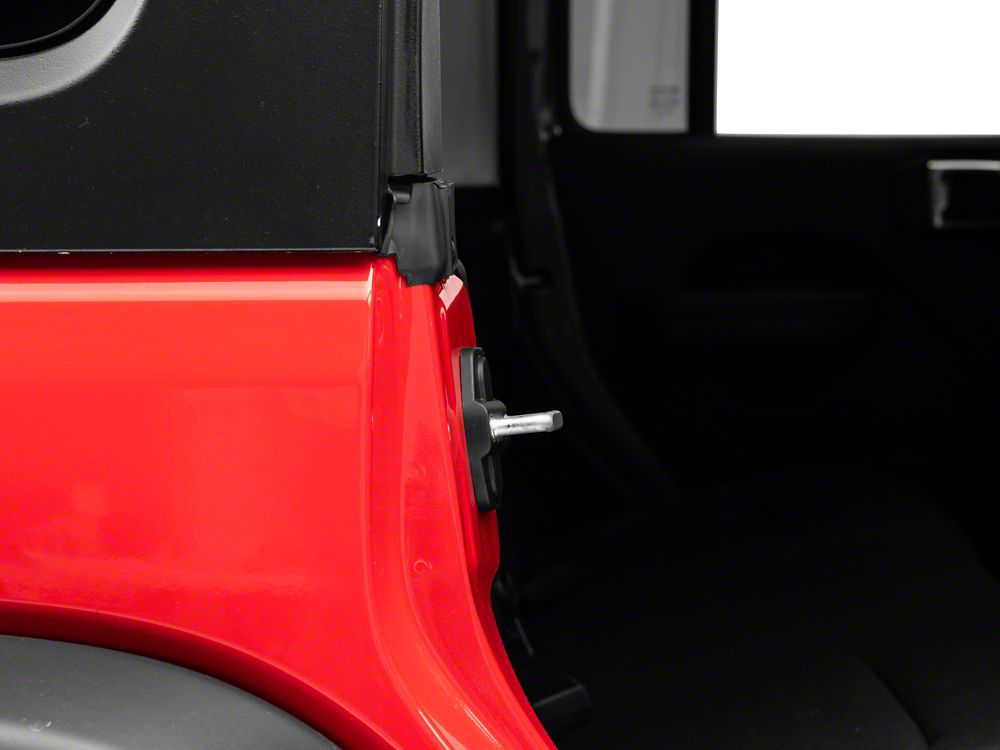 RedRock Door Lock Striker Cover Set (18-25 Jeep Wrangler JL)