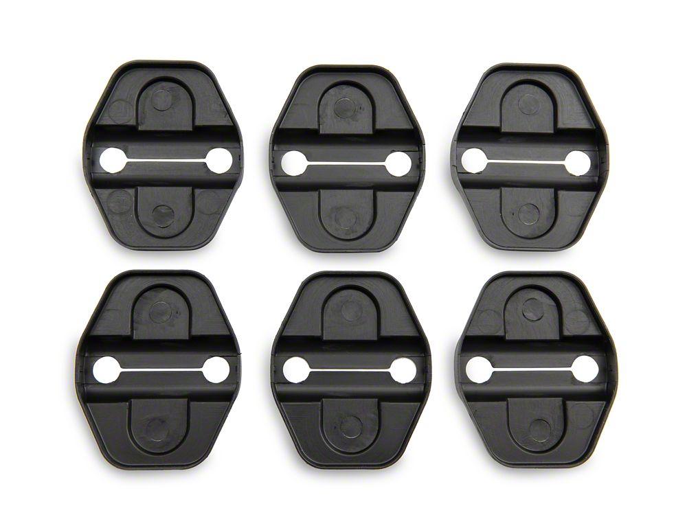 RedRock Door Lock Striker Cover Set (18-25 Jeep Wrangler JL)