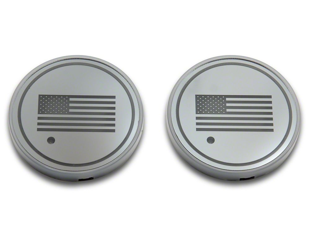 RedRock Alterum Series Color Changing LED Cup Holder Lighting with American Flag Logo (07-25 Jeep Wrangler JK & JL)