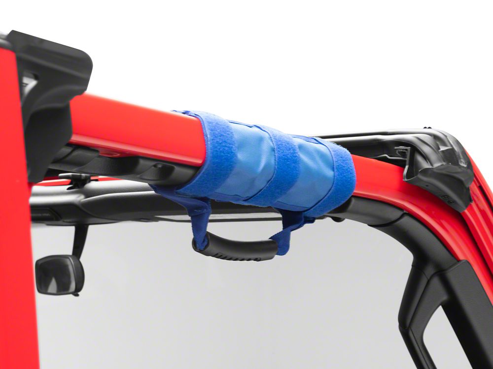 RedRock Roll Bar Grab Handles; Black (07-25 Jeep Wrangler JK & JL)