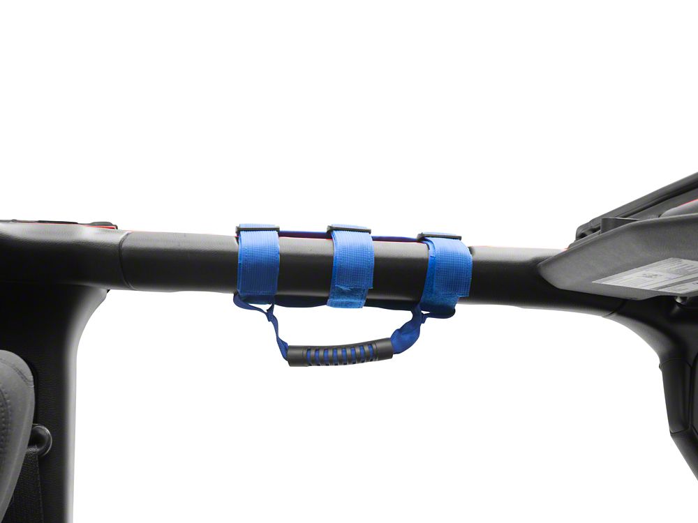 RedRock Roll Bar Grab Handles; Black (07-25 Jeep Wrangler JK & JL)