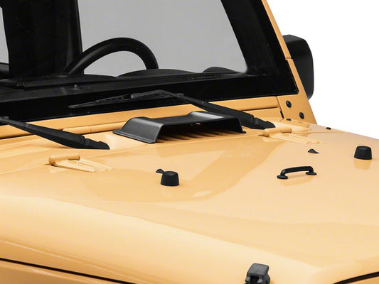 RedRock Cowl Vent Air Scoop; Textured Black (07-18 Jeep Wrangler JK)