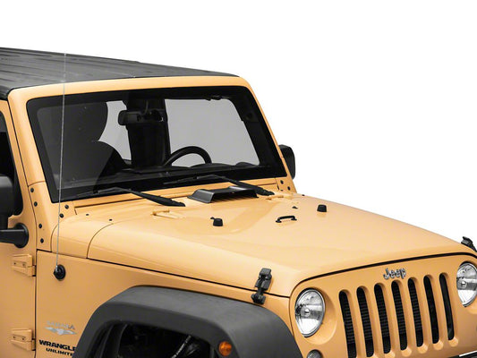 RedRock Cowl Vent Air Scoop; Textured Black (07-18 Jeep Wrangler JK)
