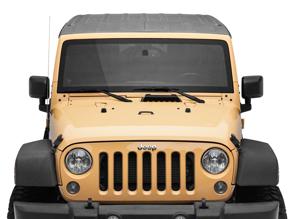 RedRock Cowl Vent Air Scoop; Textured Black (07-18 Jeep Wrangler JK)
