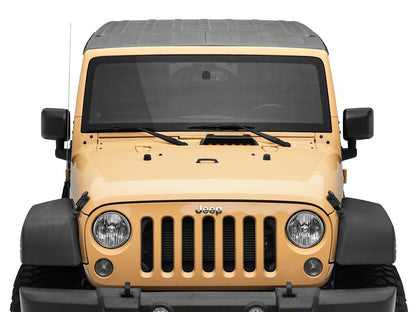 RedRock Cowl Vent Air Scoop; Textured Black (07-18 Jeep Wrangler JK)