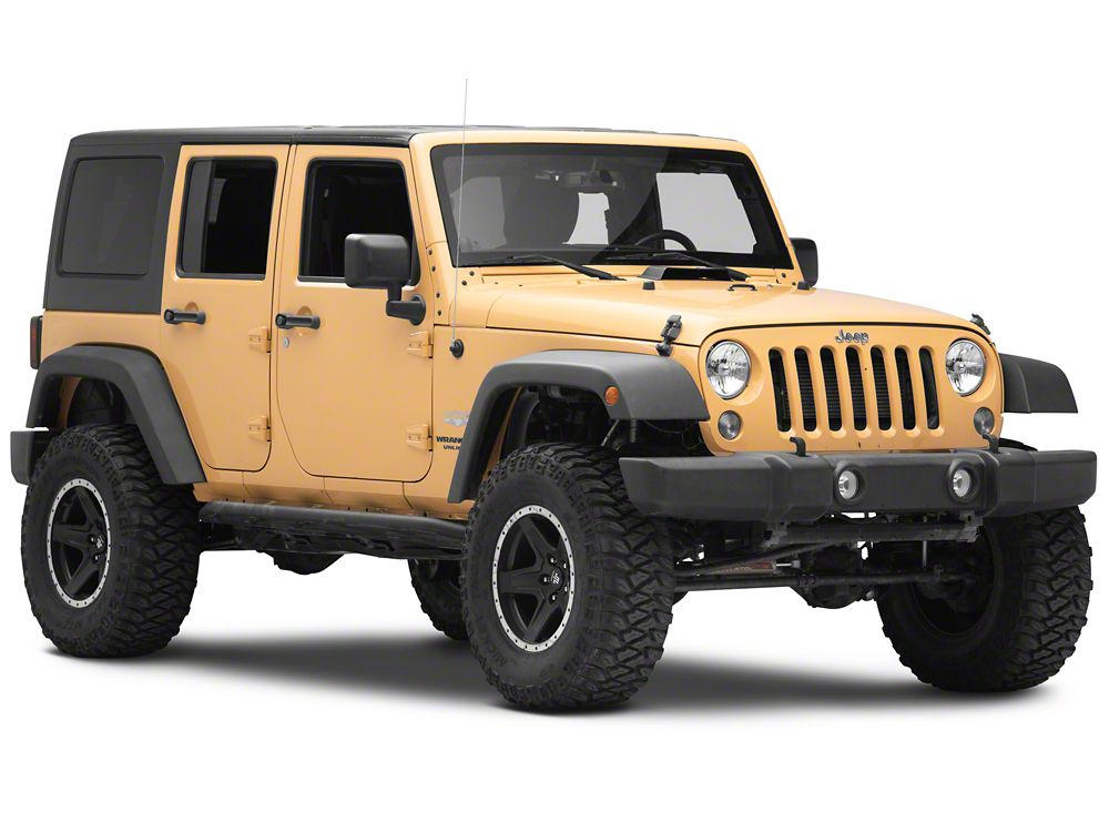 RedRock Cowl Vent Air Scoop; Textured Black (07-18 Jeep Wrangler JK)