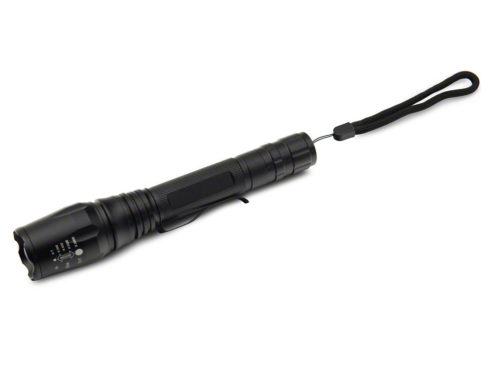 RedRock Roll Bar Mounted Flashlight Holder with LED Flashlight (97
