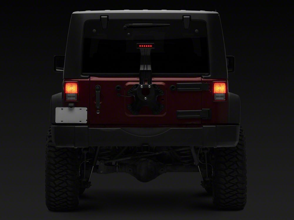RedRock LED Third Brake Light; Smoked (07-18 Jeep Wrangler JK)