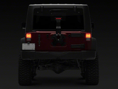 RedRock LED Third Brake Light; Smoked (07-18 Jeep Wrangler JK)