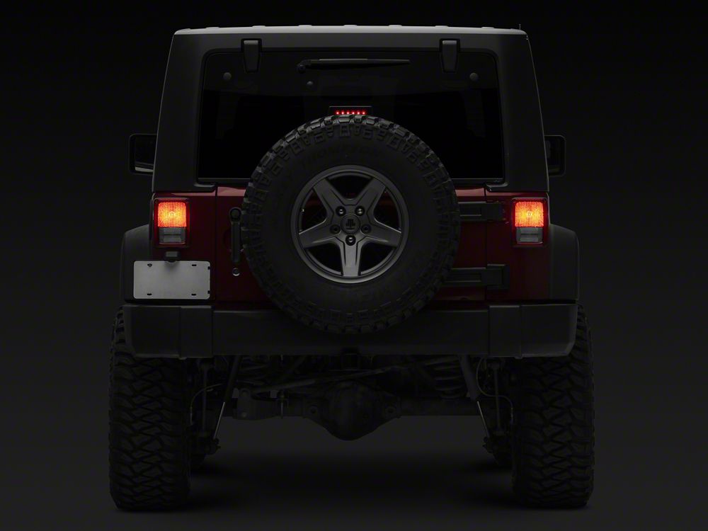 RedRock LED Third Brake Light; Smoked (07-18 Jeep Wrangler JK)