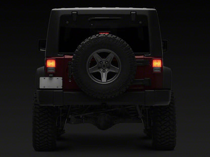 RedRock LED Third Brake Light; Smoked (07-18 Jeep Wrangler JK)