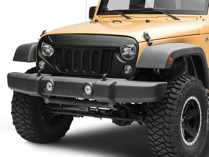 RedRock Beast Grille; Matte Black (07-18 Jeep Wrangler JK)