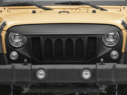 RedRock Beast Grille; Matte Black (07-18 Jeep Wrangler JK)