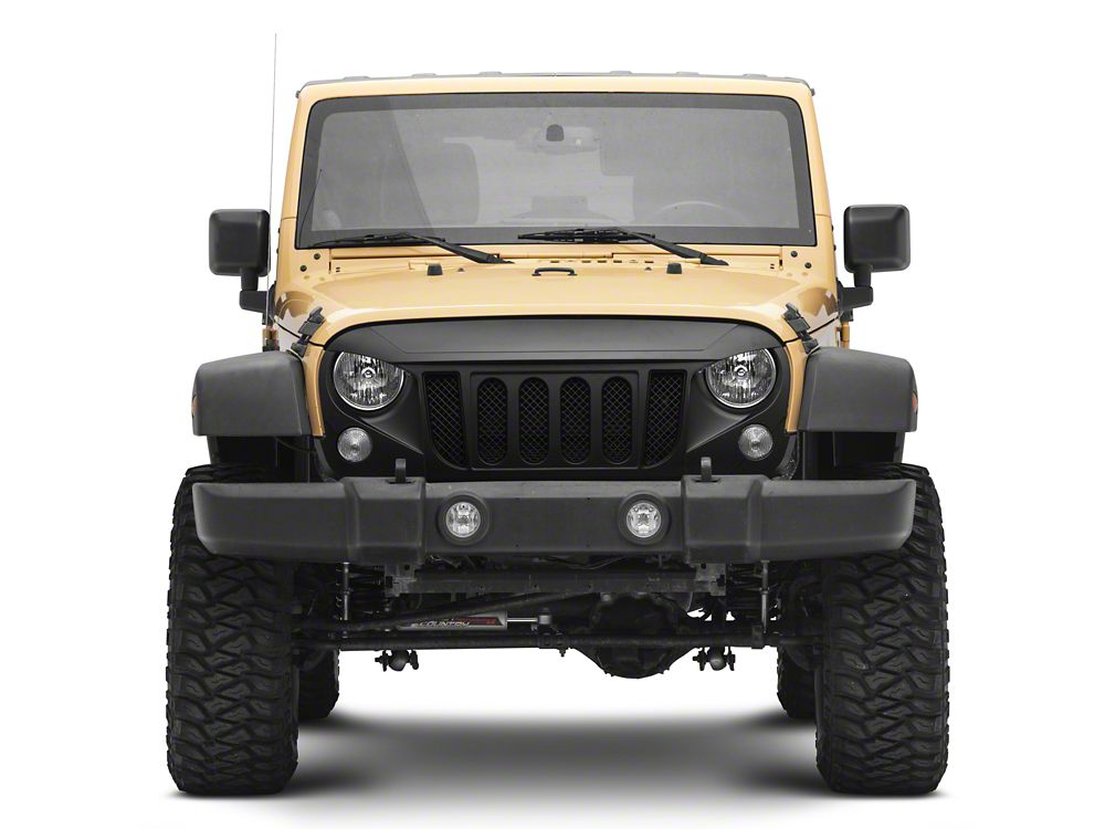 RedRock Beast Grille; Matte Black (07-18 Jeep Wrangler JK)