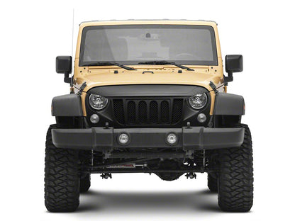 RedRock Beast Grille; Matte Black (07-18 Jeep Wrangler JK)