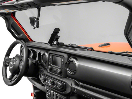 RedRock Dash Mounted Phone Holder with Storage Compartment (18-23 Jeep Wrangler JL)