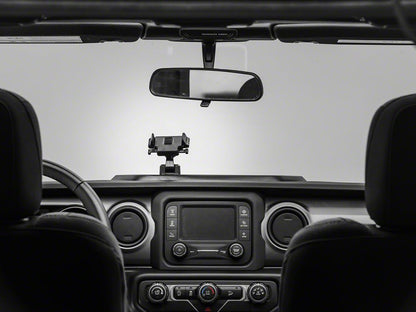 RedRock Dash Mounted Phone Holder with Storage Compartment (18-23 Jeep Wrangler JL)