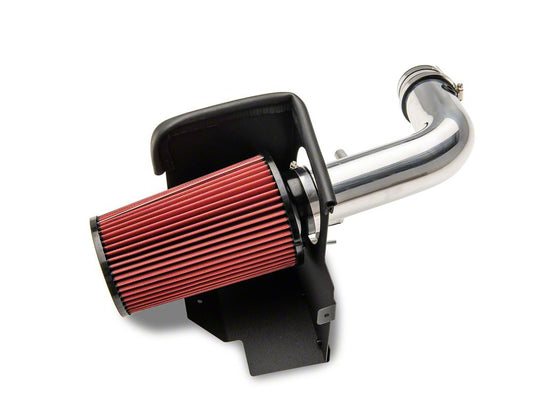 RedRock Cold Air Intake; Polished (07-11 3.8L Jeep Wrangler JK)
