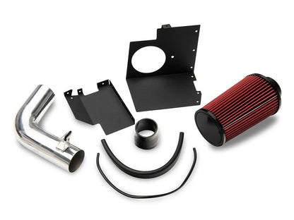 RedRock Cold Air Intake; Polished (07-11 3.8L Jeep Wrangler JK)