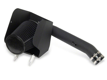 RedRock Cold Air Intake; Textured Black (18-25 3.6L Jeep Wrangler JL)