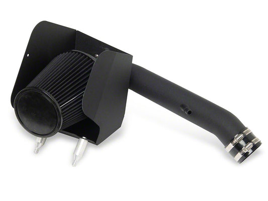 RedRock Cold Air Intake; Textured Black (18-25 3.6L Jeep Wrangler JL)