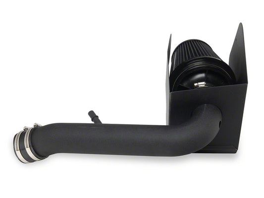RedRock Cold Air Intake; Textured Black (18-25 3.6L Jeep Wrangler JL)