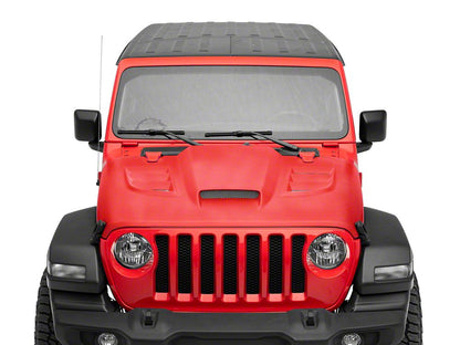 RedRock Type-SSK Ram Air Hood; Unpainted (18-25 Jeep Wrangler JL)