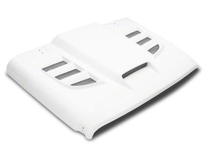 RedRock Type-SSK Ram Air Hood; Unpainted (18-25 Jeep Wrangler JL)
