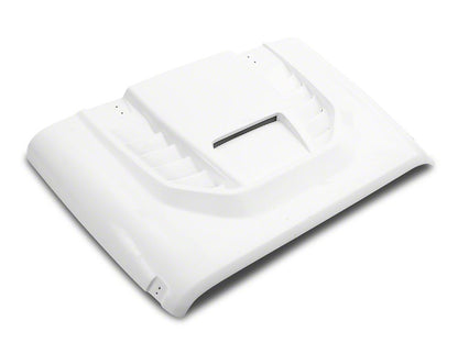 RedRock Type-STM Style Ram Air Hood; Unpainted (07-18 Jeep Wrangler JK)