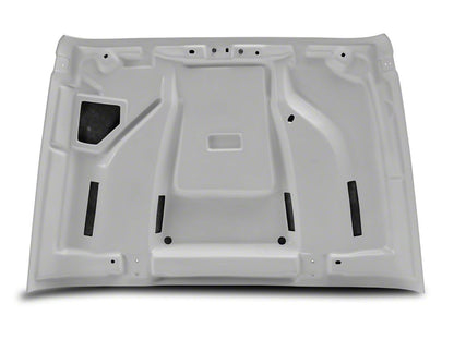 RedRock Type-STM Style Ram Air Hood; Unpainted (07-18 Jeep Wrangler JK)