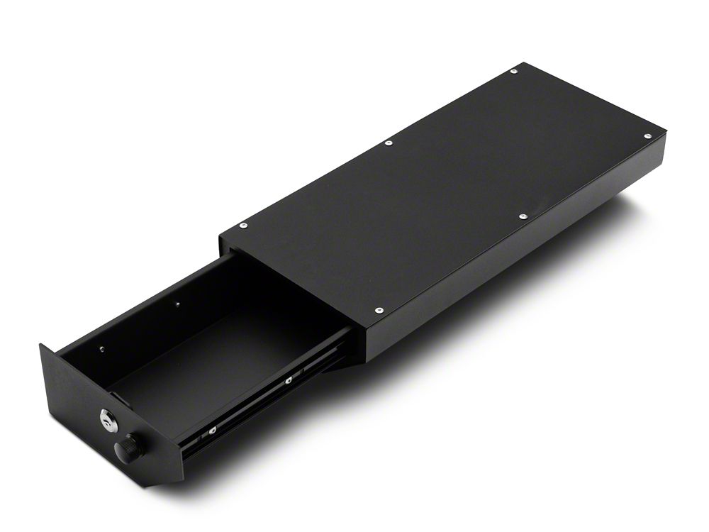 RedRock Under Seat Storage Lock Box; Driver Side (07-10 Jeep Wrangler JK 2-Door; 07-18 Jeep Wrangler JK 4-Door)