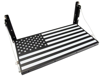 RedRock Tailgate Storage Rack; Stars and Stripes (07-18 Jeep Wrangler JK)