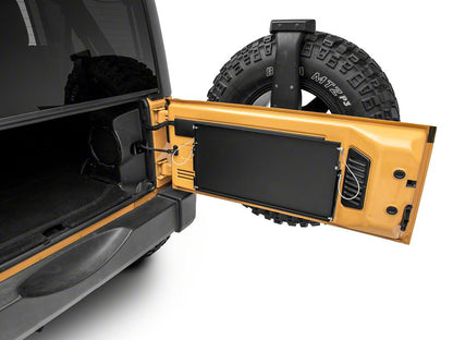 RedRock Tailgate Storage Rack; Stars and Stripes (07-18 Jeep Wrangler JK)