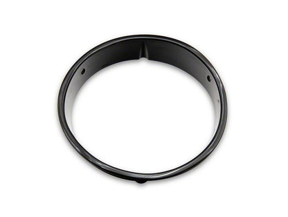 RedRock Headlight Bezels; Gloss Black (97-06 Jeep Wrangler TJ)