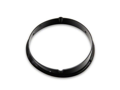 RedRock Headlight Bezels; Gloss Black (97-06 Jeep Wrangler TJ)