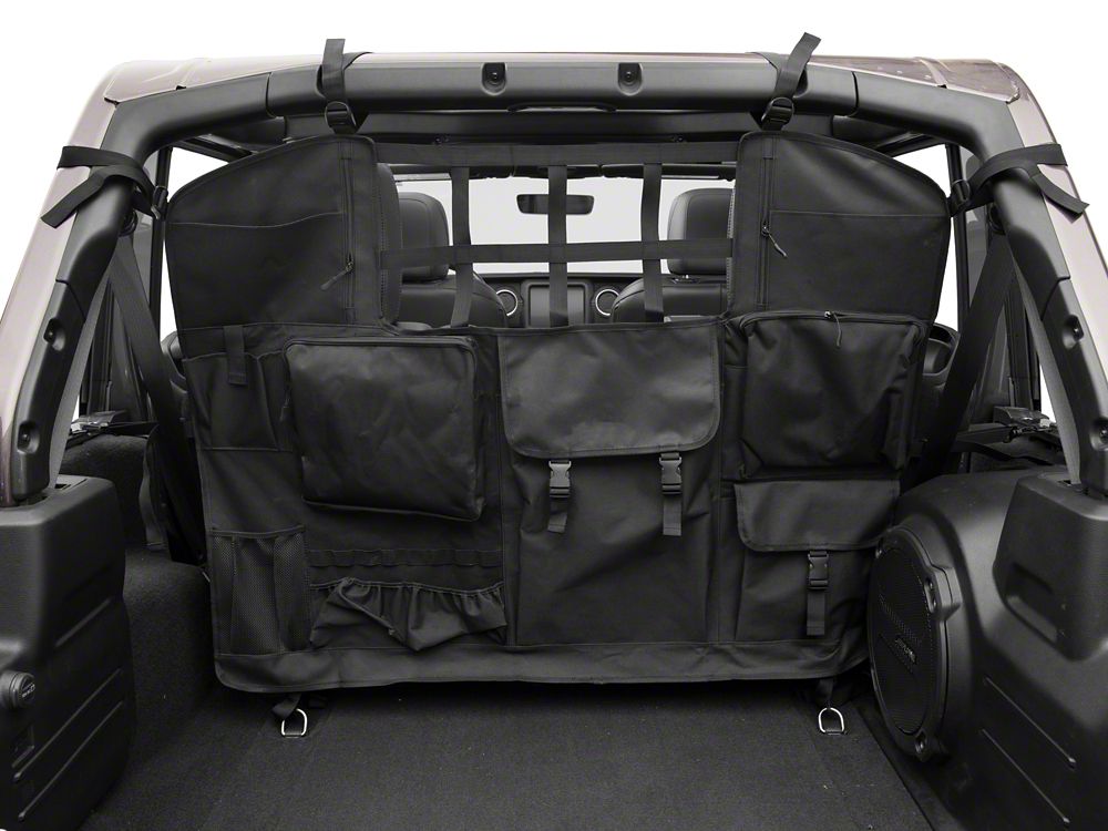 RedRock Cargo Net/Pet Divider; Rear Seat (07-25 Jeep Wrangler JK & JL 4-Door)