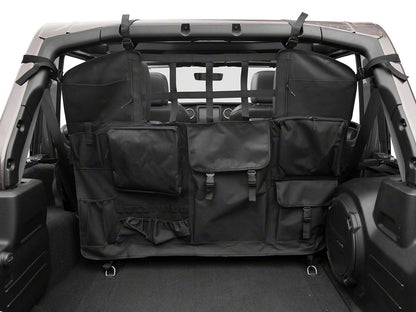 RedRock Cargo Net/Pet Divider; Rear Seat (07-25 Jeep Wrangler JK & JL 4-Door)
