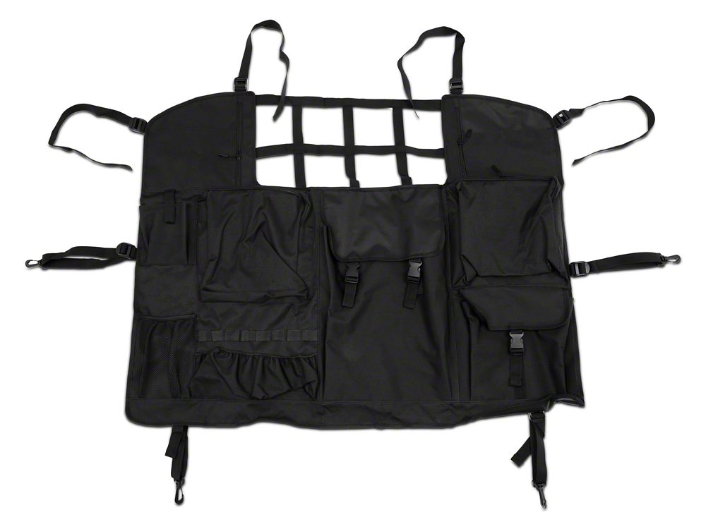 RedRock Cargo Net/Pet Divider; Rear Seat (07-25 Jeep Wrangler JK & JL 4-Door)