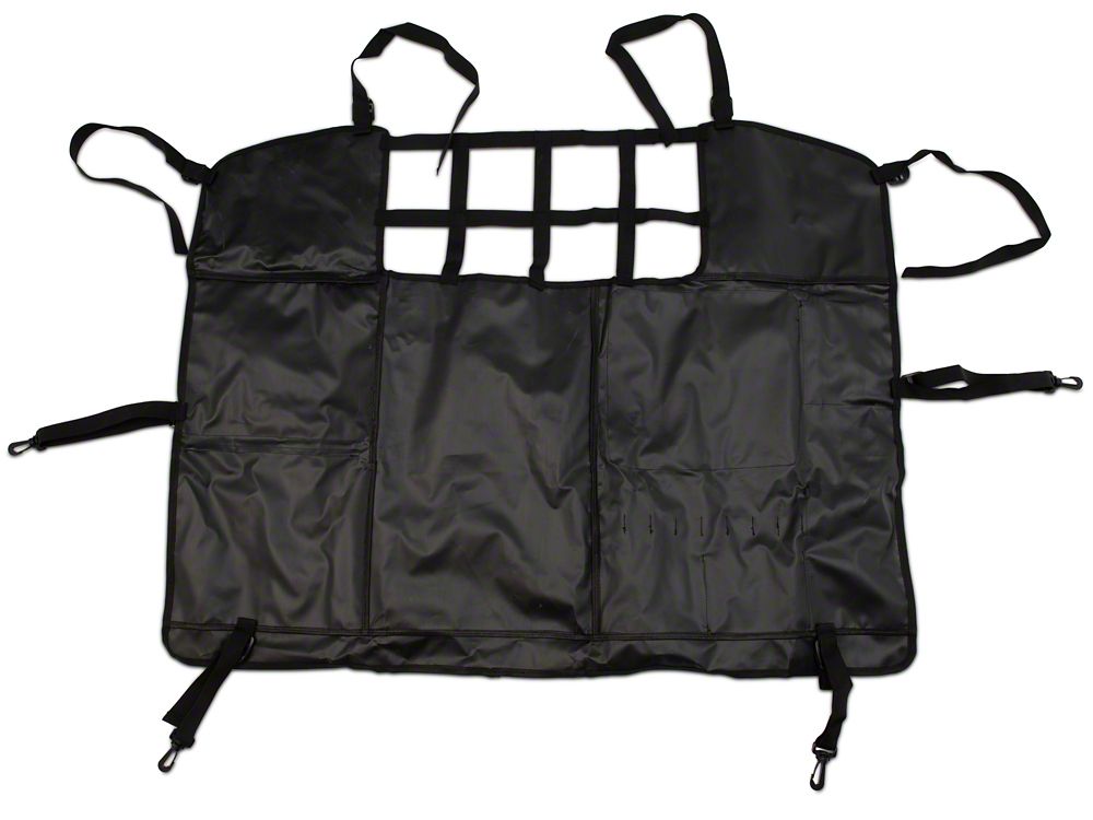 RedRock Cargo Net/Pet Divider; Rear Seat (07-25 Jeep Wrangler JK & JL 4-Door)
