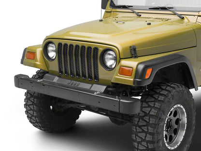 RedRock Grille Inserts; Gloss Black (97-06 Jeep Wrangler TJ)