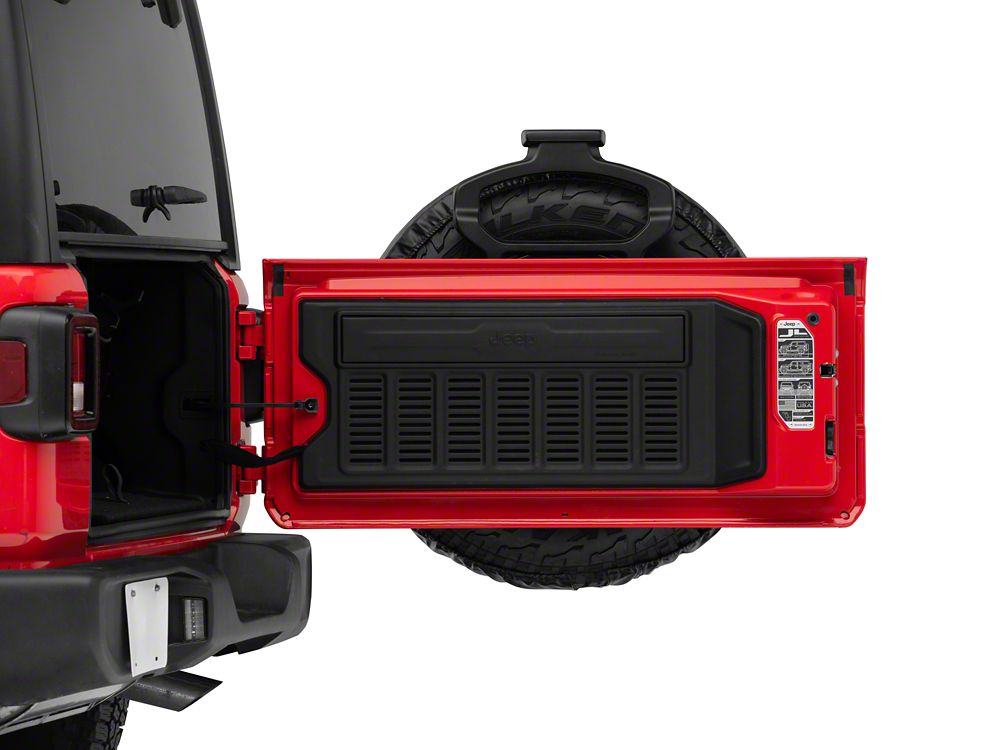 RedRock 30 to 32-Inch Spare Tire Cover; Black (66-18 Jeep CJ5, CJ7, Wrangler YJ, TJ & JK)